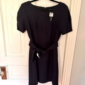 NWT: CLUB MONACO NAVY DRESS WITH BELT